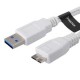 Cordon USB 2.0 type A (M) vers USB 2.0 type B (M) - 1.8 m