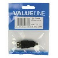 Adaptateur USB 2.0 type A (F) vers Micro-USB 2.0 type B (M)