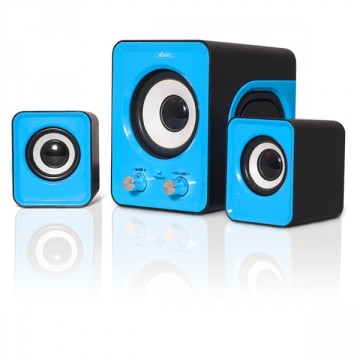 Enceinte SoundPhonic 2.1 Blue - 6W RMS