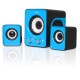 Enceinte SoundPhonic 2.1 Blue - 6W RMS