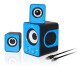 Enceinte SoundPhonic 2.1 Blue - 6W RMS