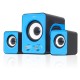 Enceinte SoundPhonic 2.1 Blue - 6W RMS