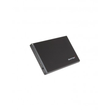 Boitier externe 2.5p USB 3.0 alu noir SATA SMARTTECK auto-alimenté