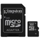 Carte mémoire KINGSTON MICRO SD - 8 Go, classe 4, adaptateur SD fourni