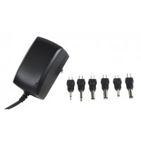  Chargeur HQ - 1.0-1.5 A, 9-24 V, 6 embout