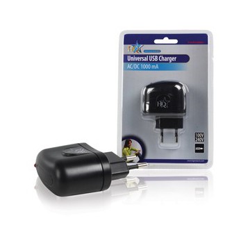  Chargeur 1 port USB - Secteur 5 V, 1000 mA